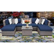 Check spelling or type a new query. Florence 7pc Outdoor Sectional Seating Group With Cushions Navy Tk Classics Target