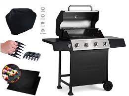Stainless Steel Gas Grill Outdoor 4 Burner Portable Propane Grills On Clearance Best Gas Grills Gas Grill Portable Propane Grill