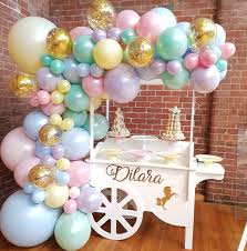 Balloon Birthday Decorations For Kids A Little Unicorn Magic We Created Over The Weeknd Party Decorations Kids Girls Birthday Decorations Unicorn Birthday Parties