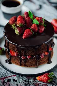 Chocolate Strawberry Cake Recipe Chocolate Strawberry Cake Chocolate Cake Recipe Cake Recipes