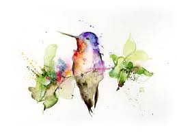 Bird Sitting On Branch Painting Hummingbird On Branch Watercolor Print Bird Painting Hummingbird Art Colorful Bird Birds Home Decor Bobapainting Hummingbird Sitting In 2020 Hummingbird Art Bird Watercolor Print Birds Painting
