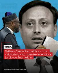 El titular de la Procuraduría Especializada de Persecución de la Corrupción  Administrativa,(Pepca), Wilson Camacho, calificó como una victoria  contundente de parte del Ministerio Público, la decisión del juez Amaury  Martínez, del Tercer