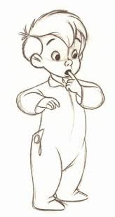 In This Drawing Michael Appears To Be Unsure As To What He Can Make Out Of Something From The First Dr Dessins Disney Faciles Dessins Disney Dessins Sympas
