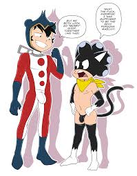 Post 3415175: cosplay Izuku_Midoriya JerseyDevil Minoru_Mineta Morgana  My_Hero_Academia Persona Persona_4 Persona_5 Teddie
