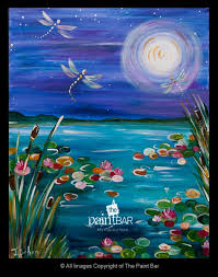 The Paint Bar Mix It Up And Paint Painting Art Painting Night Painting