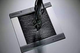 These cable entry grommets attach to the edge of panels for easy access. Mink Bursten Brush Grommet