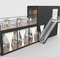 Cafeteria Container em Boa Qualidade como Cafeteria ou Bar de Fast Food