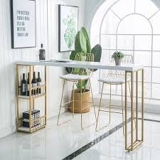 Buy Nordic Solid Wood Bar Table Home Partition Cabinet Modern Simple Gold Bar Table Creative Living R Modern Bar Table Wood Bar Table Apartment Interior Design