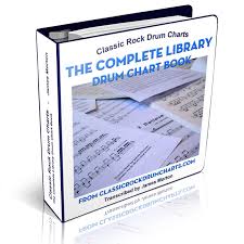 high quality drum sheet music collection classic rock drum