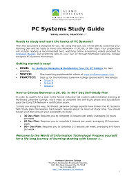 We did not find results for: Pc Systems Study Guide