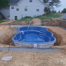 Our small fiberglass pool shells & kits range in size from the smallest large pool shells & kits to extra large pool shells & kits. Swimming Pool Construction Timeline Gunite Inground Pools