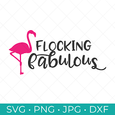 Freesvg.org offers free vector images in svg format with creative commons 0 license (public domain). Flocking Fabulous Flamingo Free Svg Cut File Happy Go Lucky