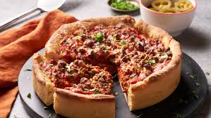 Chicago Style Deep Dish Pizza Recipe Quorn Recipes Quorn Deep Dish Pizza