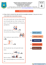 Lks bahasa inggris kelas 3 sd pdf. Pts Bahasa Inggris Kelas 4 Worksheet