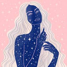 Katja Perez On Instagram You Are Made Of Stars Womenofillustration Illustration Illustration Star Illustration Illustration Art Art