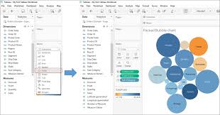 creating a packed bubble chart tableau cookbook recipes