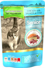 Low protein cat food is a requirement for some cats, especially those with kidney disease or other health issues. Senior Chicken Salmon And Cod Natural Cat Food Natures Menu Cat Pouches