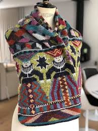 We did not find results for: Gorgeous Foolish Virgins Scarf Knit By Kristel Vervoort Get The Pattern Designed By Kaffe Fassett Knithacker