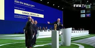 Etats unis d'amérique , canada et mexique. L Organisation De La Coupe Du Monde 2026 De Football Attribuee Au Trio Usa Canada Mexique