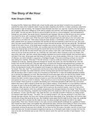 Although the story is really short, it is very rich and complete, and every word in it carries deep sense and a lot of meaning. The Story Of An Hour Kate Chopin Pdf