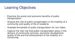 And many public transportations systems like trains or cable cars do not cause the same energy waste. The Business Of Public Transportation Ppt Download