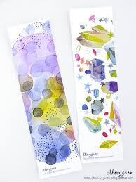 Abstract Dot Paper Bookmarks Gemstone Rock Watercolor Bookmarks Colorful Bookmarks Small Gifts Cute Bookmarks Gift For Reader Watercolor Bookmarks Bookmarks Handmade Cute Bookmarks