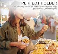 Amazon.com: MT Products Plaid SBS Scoop French Fries Holder 5 oz. - Grease  Resistant Food Holder (Pack of 50) - Made in The USA : Industrial & ...