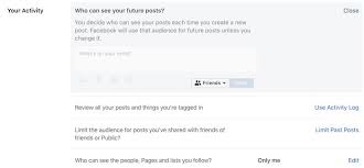 Another option is to limit who can see your past posts. How To Make Facebook Private Make Tech Easier
