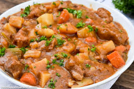 Reserving the extra flour in the bowl, add the meat to the soup pot and cook until the meat is browned on all sides. Pork Stew One Pot Comfort Food Gonna Want Seconds