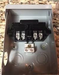 Wiring diagram for dpf221rp 30 amp fusible pullout ac disconnect. 60a Non Fused Disconnect Wiring Doityourself Com Community Forums