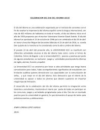 Con ellas celebramos el día de la mujer. Informe Celebracion Del Dia Del Idioma Uecci By Jennylorenalopez6 Issuu