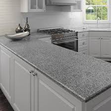 The dark grey kitchen island cabinets are contrasted perfectly with white countertops, the island worktop is made from quartz which has a marble effect vein running through it. Kitchen Bench Top Countertops White Black Grey Brown Granite Worktops China Granite Stone Stone Made In China Com