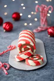 Candy Cane Cake Roll with Chocolate Peppermint Whipped Cream | Love and  Olive Oil