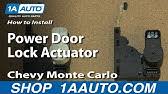 You might feel less concerned until the steering wheel locks up. How To Unlock Chevy Monte Carlo Youtube