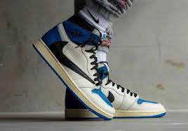 Black and dark mocha nubuck dominate. Travis Scott Fragment Air Jordan 1 High Military Blue Release Date Info Sneakerfiles