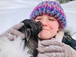 CeCe blue went for her very first toboggan ride with poppy, my son and my  granddaughter, and what a blast CeCe blue had! “Oh what fun it is to ride  in a
