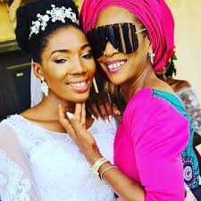 HAPPY WEDDING DAY CELEBRATIONS WITH HADASSAH & JOEL AT THE ECWA CHURCH  GWAGWALADA, ABUJA. Thanks to Mariam Ahmad @desire.glitz for a Mama look  like no other💯% #weddingcelebrations2020 #rccgthroneroom