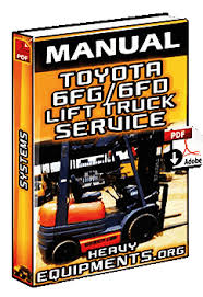 Toyota 6fg And 6fd 10 30 Lift Trucks Service Manual
