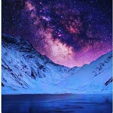 Starry Night In The Mountains Night Skies Beautiful Nature Beautiful Sky