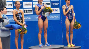 This video focuses on her running skills. Beaugrand Shocks At Wts Hamburg Slowtwitch Com