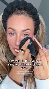 This eyeliner trick by @jaedamariemakeup is one to try!! ⁠, ⁠, video  credit: @@jaedamariemakeup⁠, #eyelinerhacks #eyelinertutorial #makeuptips  #makeuptutorial #makeuphacks #nashvillemakeupartist