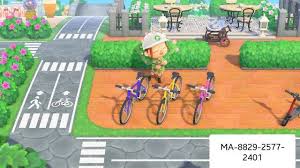 I Wanted A Car Free Island But Also A Cool Road Design Solution Cycle Paths Acqr Animal Crossing Wild World New Animal Crossing Animal Crossing