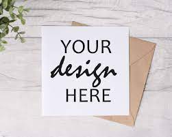 4 X Square Greeting Card Mockup Mothers Day Card Mock Up Thank You Card Mock Up For Rustic Wedding Lifestyle Photo Jpeg Instant Download Square Greeting Card Greeting Cards Cards