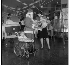 Christmas at University Medical Center Children's Rehabilitation Service  Center, December 1962