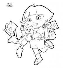 Coloring pages for girls dance dorae47c. Dora The Explorer Coloring Pages 101 Coloring