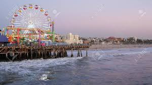 Well you're in luck, because here they come. Santa Monica Los Angeles Ca Usa 19 Dec 2019 Classic Illuminated Stock Photo Picture And Royalty Free Image Image 153144354