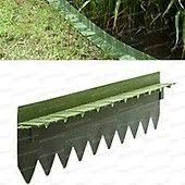 Bordure Plastique Recycle L 75cm X H 4 5cm 4 Clous Feuilles De Plantes Bordure Pelouse Bordure En Plastique