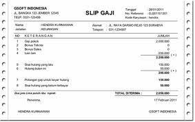 Dalam slip diatas data karyawan disertakan dengan rinci mulai dari nama karyawan yang ditulis dengan lengkap, nomor ktp, nik atau induk karyawan, periode gaji, dan rincian nominal penghasilan mulai dari gaji pokok, tunjangan jabatan, konsumsi, harian dan bonus, kemudian pengurangan penghasilan yang termasuk pph 21 dan sebagainya. 20 Contoh Slip Gaji Karyawan Excel Kumpulan Contoh Surat