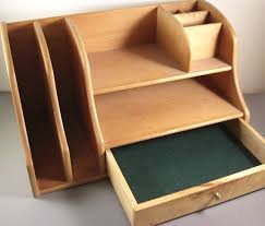 3 drawer rustic wood & galvanized metal document organizer, wood desk organizer for paper or mail at home office. Wooden Desk Organizer With Cubbyholes Drawer Wooden Desk Organizer Desk Organization Wooden Desk