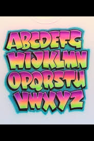 Airbrush Lettering Font Color Tone Bold Caps Lettering Alphabet Fonts Graffiti Lettering Graffiti Font